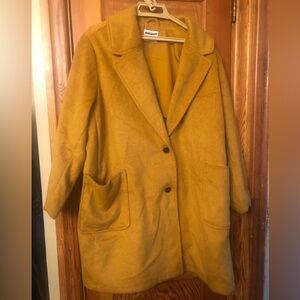Old Navy Mustard Teddy Jacket